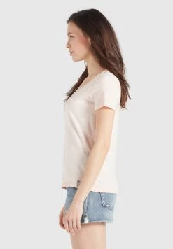 Khujo PERGOLA T Shirt Basique Apricot Femme -khujo Soldes a5f803425c914b0e88410c3cb0ee5146