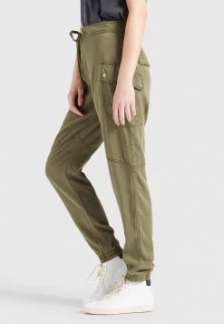 Khujo JOSLIN Pantalon Cargo Khaki Gewaschen Femme 16 Khujo JOSLIN Pantalon Cargo Khaki Gewaschen Femme -khujo Soldes a6a4e942065f48e0ab192cf92b2ee167
