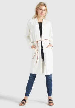 Khujo Femme PERKY WITH BELT Gilet Beige -khujo Soldes a757b5718d8f46bcbe19d995769d34d5