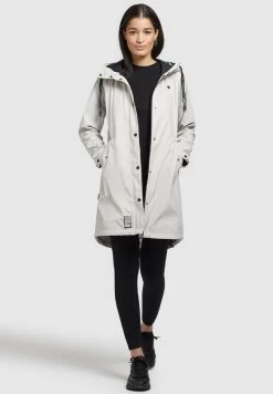 Khujo ODELIE Veste Imperméable Hellgrau Femme -khujo Soldes a86b07ce6ffe4fe9a77e46a41be0b442