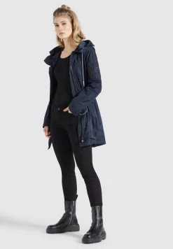 Khujo Femme CATHARINA Parka Dunkelblau -khujo Soldes a89664e29cf7485997935c6efb6f2c7f