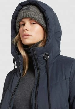 Khujo ARIBAY PEACHED Veste D'hiver Dunkelblau Femme -khujo Soldes a89b6120fc234655923ae6c414dd1e0b