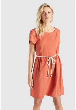 Khujo Femme ASBA Robe De Jour Terrakotta