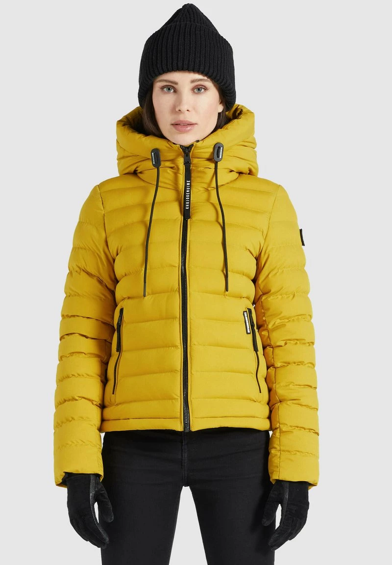 Khujo Femme LOVINA MATT Veste Mi Saison Gelb 3 Khujo Femme LOVINA MATT Veste Mi Saison Gelb