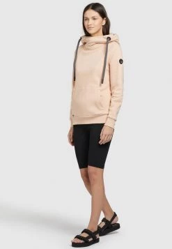 Khujo Femme RHABEA Sweat à Capuche Aprikot -khujo Soldes ab266b47f78d4e64a3ab3c3cc8b3686d