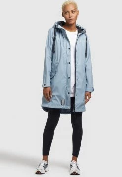 Khujo Femme ODELIE Veste Imperméable Hellblau -khujo Soldes aba771dce3bd46e490cb27483c21be65