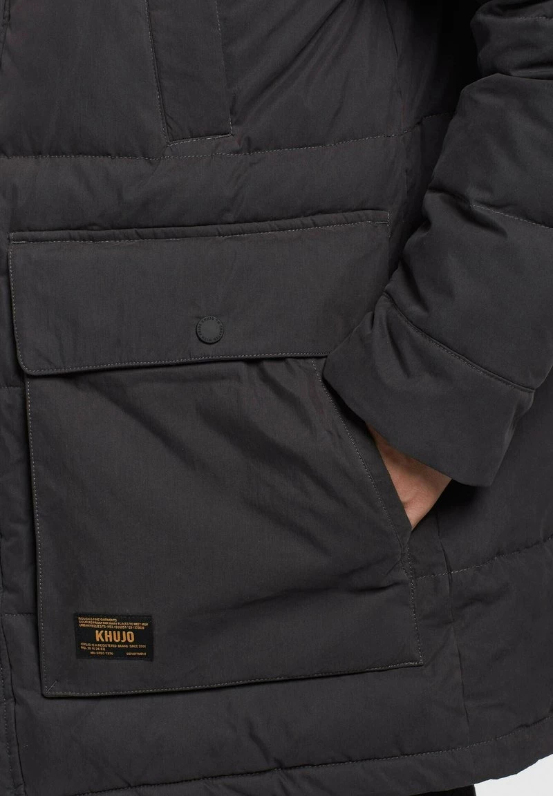 Khujo SHANCK Veste D'hiver Dunkelgrau Homme 9 Khujo SHANCK Veste D'hiver Dunkelgrau Homme – Image 7