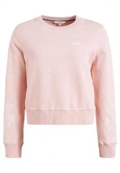 Khujo Femme ANAKONI LEAVES EMBRO Sweatshirt Rosa -khujo Soldes ac92779d8e2f49ce82de4cd1d0e83e91