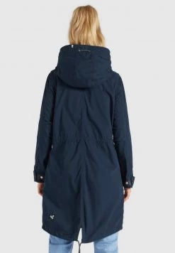 Khujo Femme NANDA2 Parka Dunkelblau -khujo Soldes acf39bc16eb64d50969b7fe4a461e16a