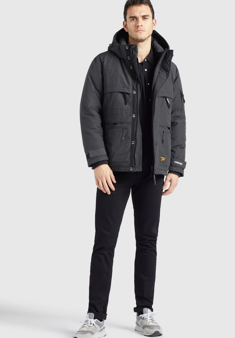 Khujo Homme BOYNTON Veste D'hiver Dunkelgrau 7 Khujo Homme BOYNTON Veste D'hiver Dunkelgrau – Image 5