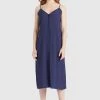 Khujo Femme VALERIYA Robe De Jour Dark Blue -khujo Soldes adbdc358386449e594df171d11ca7985