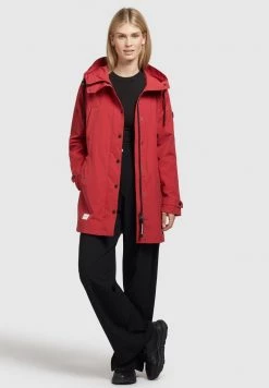 Khujo JELLE Parka Rot Femme -khujo Soldes ae41bdb6046b4634b9b68d7700ae00e8