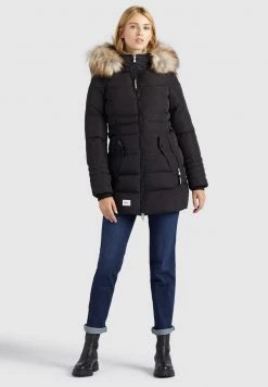 Khujo AMARAY Veste D'hiver Schwarz Femme -khujo Soldes aecdce1f51bd432196f1a8747dcb3117
