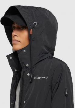 Khujo CAIMA Parka Schwarz Femme -khujo Soldes af10443e8dc04e61b7f32a85299bd21f