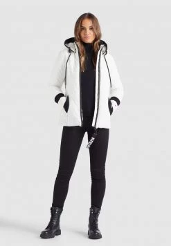 Khujo Femme CORZ Veste D'hiver Naturweiß -khujo Soldes afc62807fb8b4f2e86964a2a1ba77801