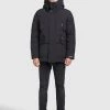 Khujo Homme GORD Veste D'hiver Schwarz
