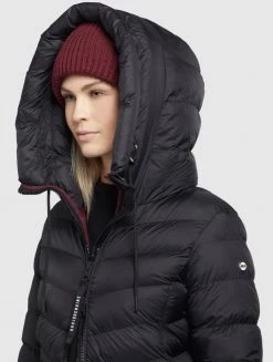 Khujo Femme INGRAM SHINE Veste D'hiver Schwarz -khujo Soldes b24cce80603f467aaf6fe02300aeaccc