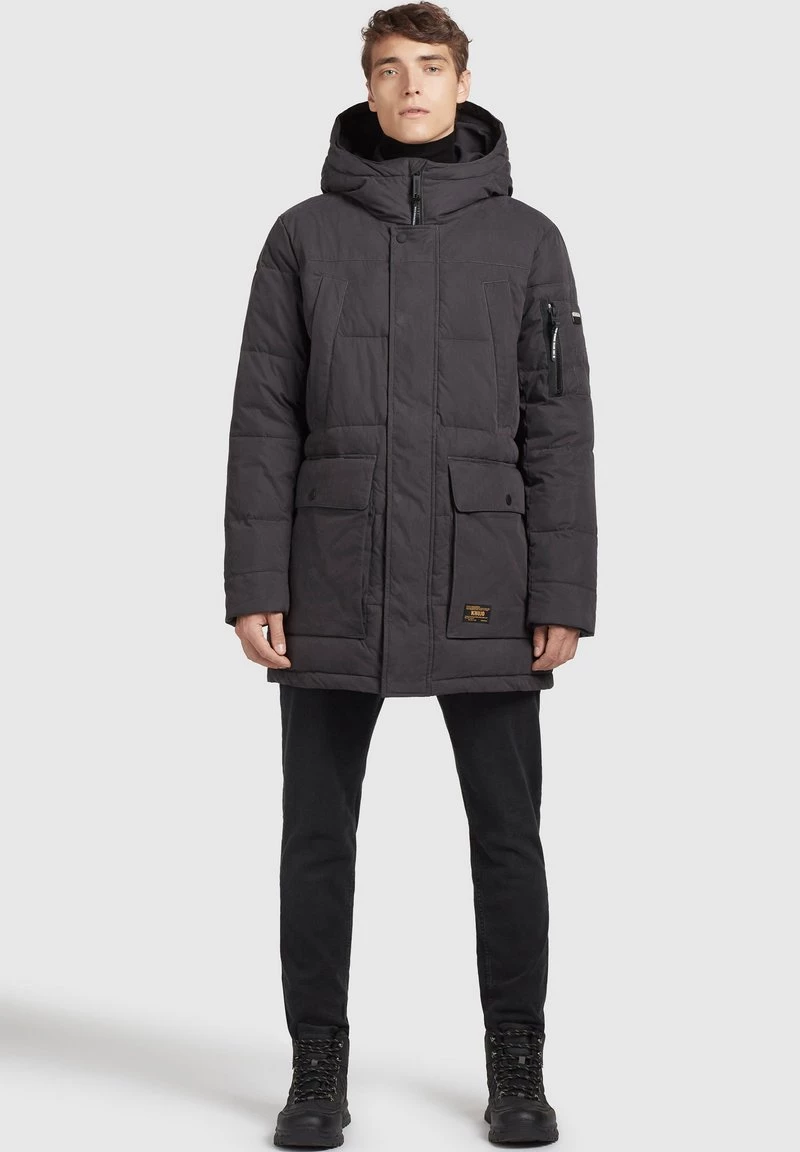 Khujo SHANCK Veste D'hiver Dunkelgrau Homme 4 Khujo SHANCK Veste D'hiver Dunkelgrau Homme – Image 2