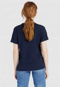 Khujo ALLMUT T Shirt Basique Dark Blue Femme -khujo Soldes b287f436e993458ca4ac405ebc6ae3f8