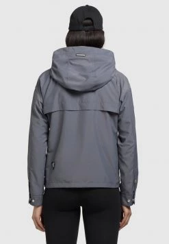 Khujo Femme BLAIR Veste Mi Saison Graublau -khujo Soldes b28fbfe8c35b4e6e800928100faf7e5f