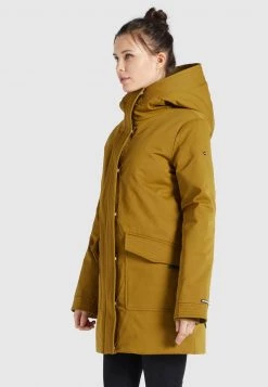 Khujo NOVA Veste D'hiver Curry Femme -khujo Soldes b565e5f1b24847deb4e50edc1b2b6a5a
