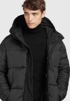 Khujo NOREN Veste D'hiver Schwarz Homme -khujo Soldes b6643dad0c474830bb64c55eb3c71479