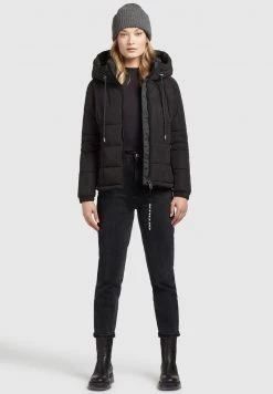 Khujo LILENA Veste D'hiver Schwarz Femme -khujo Soldes b9c3754a735147f895ff8a7d24c93e94