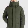 Khujo BARAT Veste D'hiver Dunkelgrün Homme
