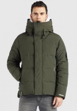 Khujo BARAT Veste D'hiver Dunkelgrün Homme