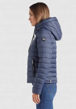 Khujo Femme LOVINA Veste Mi Saison Dunkelblau -khujo Soldes bc855a7a8d4f4608b9f1eaf66e601ff5