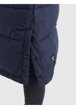 Khujo MANTEL DAKOTA Veste D'hiver Dunkelblau Femme -khujo Soldes bd25fdb065b5407bbb7258958968545f