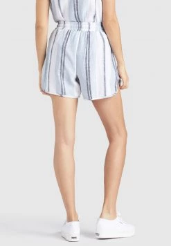 Khujo MAXINE Short Blue Femme -khujo Soldes bdebcc4aed764879ae543e939fe465cf