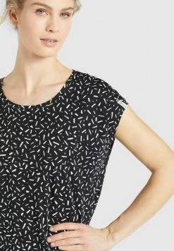 Khujo TALAJA T Shirt Imprimé Schwarz Weiß Gemustert Femme 16 Khujo TALAJA T Shirt Imprimé Schwarz Weiß Gemustert Femme -khujo Soldes be50dd1e5dd143e0b0d46119d34b0e9a