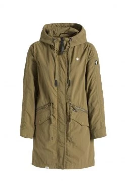 Khujo Femme NEPHELE Parka Khaki -khujo Soldes be86e8e6e2a34426bc8294106fbe8d1d