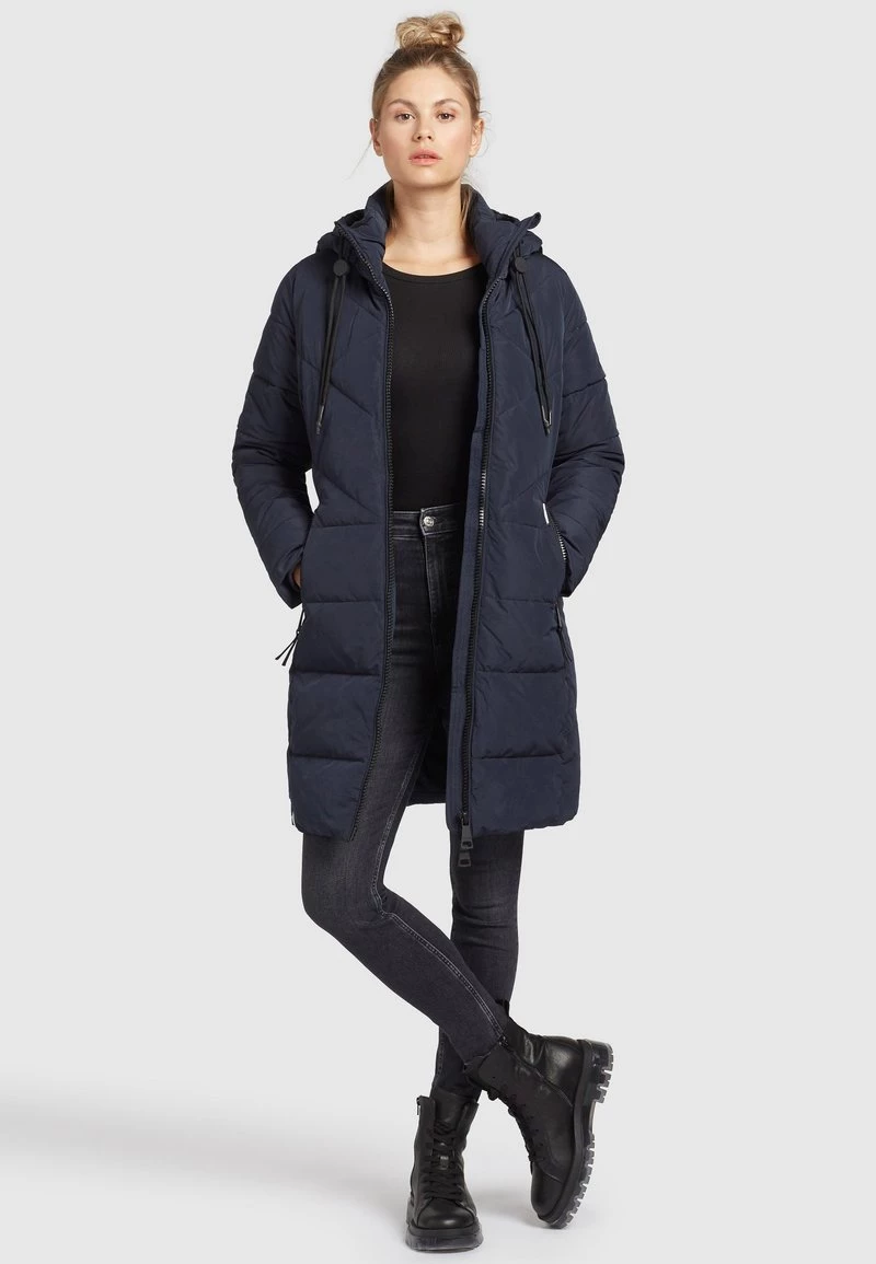 Khujo Femme ELESSA2 Veste D'hiver Dunkelblau 8 Khujo Femme ELESSA2 Veste D'hiver Dunkelblau – Image 6