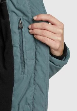 Khujo TOMMA Veste D'hiver Blaugrau Femme -khujo Soldes bf0078524c4649e282984ea34cf99230