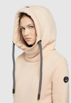 Khujo Femme RHABEA Sweat à Capuche Aprikot -khujo Soldes bf654555f48742c6be99ffcb57454976