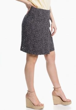 Khujo ARMATA FLOA DO Jupe Portefeuille Black Femme -khujo Soldes bf8aeafa50984252ac0d63c3cc968a1c