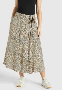 Khujo HEPKE Jupe Trapèze Mehrfarbig Geblümt Femme -khujo Soldes bf8dfa2e50944690bd0783986a9c1d2a