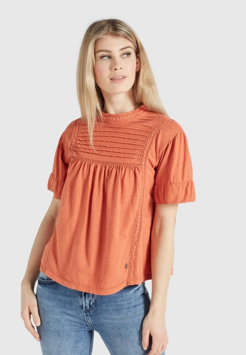 Khujo Femme TINCA Blouse Terrakotta 3 Khujo Femme TINCA Blouse Terrakotta