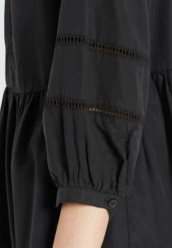 Khujo Femme CREPES Robe De Jour Schwarz -khujo Soldes c0aef5b24e2c4cb2968a6b33ba384a9d