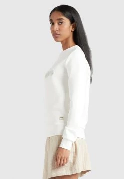 Khujo Femme CREOLE Sweatshirt Weiß -khujo Soldes c0f4dfed81004299b211e6bd092b451c