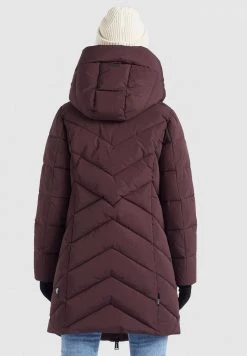 Khujo Femme SUVA Veste D'hiver Weinrot -khujo Soldes c10ff0587eac4e7eba076c3f66432c77