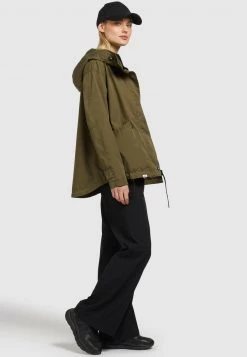 Khujo FRIPS Veste Mi Saison Dunkeloliv Femme -khujo Soldes c2f14c3c457848ddbf9568cc1cc53252