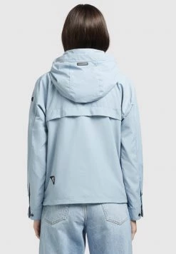 Khujo BLAIR Veste Mi Saison Hellblau Femme -khujo Soldes c317656fd3fd4a5a8f244fead735c540