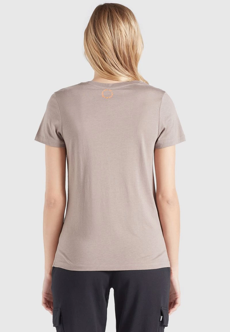Khujo FRANCESCA SMILE T Shirt Imprimé Graubraun Femme 5 Khujo FRANCESCA SMILE T Shirt Imprimé Graubraun Femme – Image 3