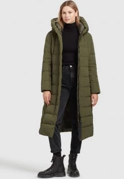 Khujo SILKE Veste D'hiver Dunkeloliv Femme