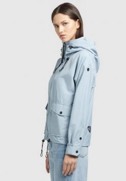 Khujo BLAIR Veste Mi Saison Hellblau Femme -khujo Soldes c82d9bc5a8264460b2035709e90bf9b2