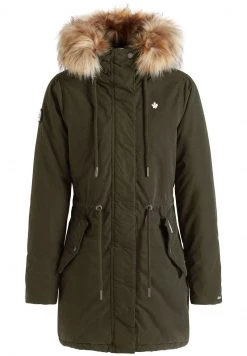 Khujo Femme CODISH Veste D'hiver Dunkelgrün -khujo Soldes c92e9c547126437b8adb831b225ecd9b