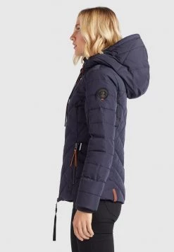 Khujo EIJA Veste D'hiver Dunkelblau Femme -khujo Soldes c96dbc25d2564ee9a0f1f56720b511c9